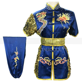 Ķīnas Wushuembrodery Ikdienas Vienotu Kungfu Kostīmu Cīņas mākslas Uzvalks Changquan Drēbes, Apģērbs Vīriešiem, Sievietēm, Bērniem, Meitene Zēns