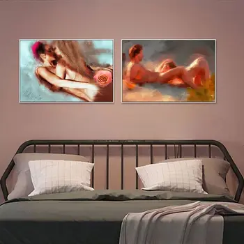 Karājas Eļļas Glezna Attēlus Seksīgas Sieviešu Biksītes Neapbruņotu Meitenes muralHotel Mājās Vannas istabas Sienas Dekoratīvās Mākslas Piederumi
