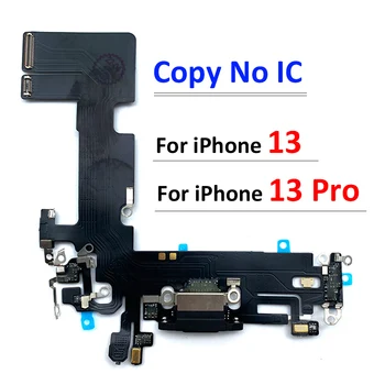 Jaunā iPhone 13 Pro 13Pro Dock Savienotājs Mikro USB Lādētāju, Lādēšanas Portu Flex Kabelis Mikrofona Valde