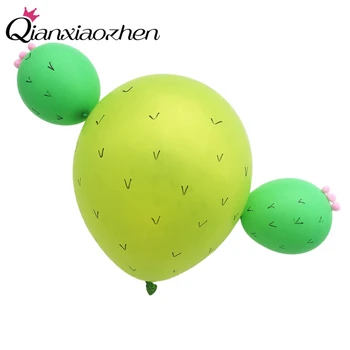 Qianxiaozhen 2 Komplekti DIY 12Inch Kaktuss Balonu Partijas Apdare Kāzu Piegādes Lateksa Baloni Accesoires