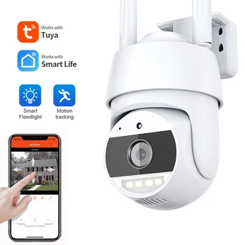 Tuya Video Novērošanas Ip Kamera 2mp, Krāsa Nakts Redzamības Wifi Smart Home Izsekošanas Skaņas Atklāšanas Mini Cctv Drošības Aizsardzība