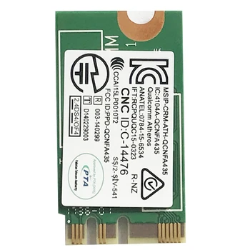 DW1810 iebūvēta Tīkla Karte, AC M. 2 NGFF Dual-Band 2.4 G/5 G Bluetooth 4.1 Bezvadu Tīkla Kartes