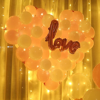 52pcs Mīlestību Kāzu Baloni Rozā Lateksa Balonu Rose Gold Vēstuli Ballon Valentīna Dienas Apdare Deco Mariage Grupa Krājumi