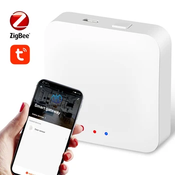 Tuya Zigbee 3.0 Vārti Bezvadu Smart Home Bluetooth Smart Dzīves Tālvadības Pulti Zigbee Protokolu, Kas Darbojas Ar Alexa, Google Home