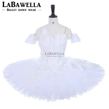 Balto Spalvu Gulbju Ezers Baleta Skatuves Kostīmu Profesionālā Baleta Tutu Meitenēm LT0019