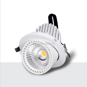 Augstas Kvalitātes 25W 35W 50W COB LED Bagāžnieka Lampas, LED Downlights COB LED Padziļinājumā Apgaismojums uz Leju Gaismas AC110V 220V