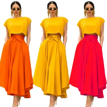 AR5141 Eiropā un Amerikas savienotajās Valstīs ir 2021. sexy sieviešu apģērbu dzidri krāsu, elegants ikdienas svārki kroku svārki