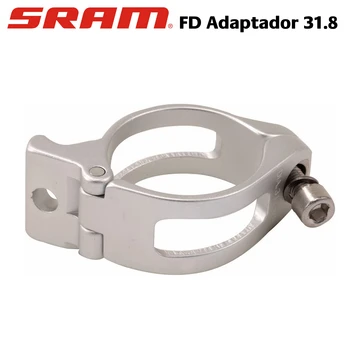 SRAM Skava adaptera ceļu priekšējo pārslēdzēju - 31.8 mm, Sudraba , 00.7615.031.000