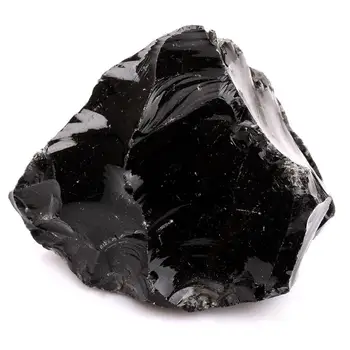 Aptuvenu dabas obsidian ruļļos akmeņus, lai dziedēt kristāli