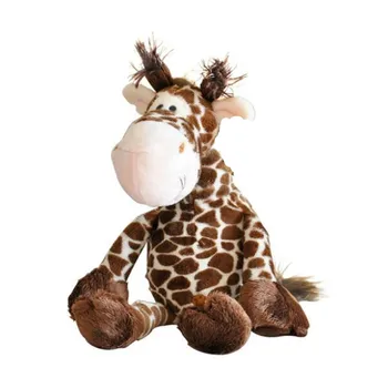 1pc 25cm Gudrs Meža Dzīvnieku Žirafe Plīša rotaļlieta Pildījumu Mīksts Bērnu Pirkstu, Roku Lelles Jauki Rotaļlietas Bērniem Dzimšanas dienas Dāvana
