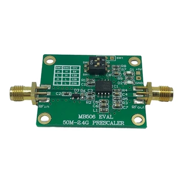 HTHL-MB506 Modulis Mikroviļņu Prescaler 50Mhz-2.4 Ghz Prescaler 64 128 256 Augstas Frekvences Prescaler