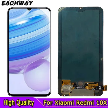 AMOLED Par Xiaomi Redmi 10X 5G LCD Displejs, Touch Screen Digitizer Montāža Nomaiņa Mi 10 lite Redmi 10X 5G LCD Ekrāns