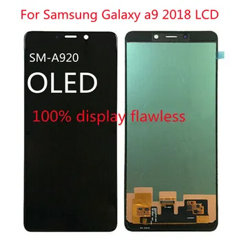 Samsung Galaxy a9 2018 mobilā tālruņa displejā, a920 sm-a920f LCD skārienekrānu, digitizer Samsung Galaxy a9 2018 LCD