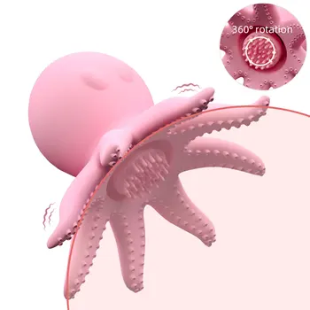 10 Frekvences Rotējošo Astoņkāji Vibrators Seksa Veikals, Sieviešu Masturbator Dzelksnis Massager Klitora Stimulators Erotiska Seksa Rotaļlietas Sievietēm