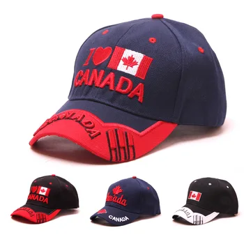Mazgāt Kokvilnas Beisbola cepure man Patīk Kanāda Izšūti Āra Sunmmer Vīrieši Sievietes Hat Visor Kauli Snapback Hip Hop Tētis Cepures CP111