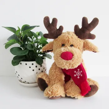 Bezmaksas piegāde Elk mīkstās Plīša Rotaļlietas Ziemassvētku Briežu Lelle paredzēta Bērniem Brinquedos