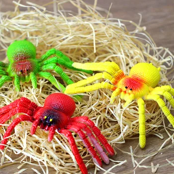 simulācijas grūts rotaļlietas halloween dekorēšanai šausmu black spider haunted house zirnekļa tīkls, bārs partijas apdare piederumi