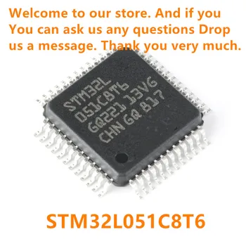 Oriģināls, Autentisks STM32L051C8T6 LQFP-48 ARM Cortex-M0+ 32 bitu Mikrokontrolleru MCU