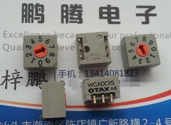 1GB Importēti Japāņu OTAX WCADC11S-1 0-9/10 mazliet rotācijas kodēšanas tumblerus 3:3 pin plāksteris