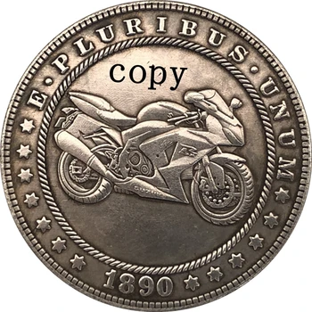 Klaiņot Niķeļa 1890-CC ASV Morgan Dolāru MONĒTAS KOPIJU Tips 138