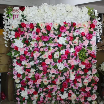 SPR Bezmaksas Piegāde 10pcs/daudz sajauc krāsas Mākslīgās zīda rožu ziedu sienas peonija kāzu fons tirgus notikumu plandecoration