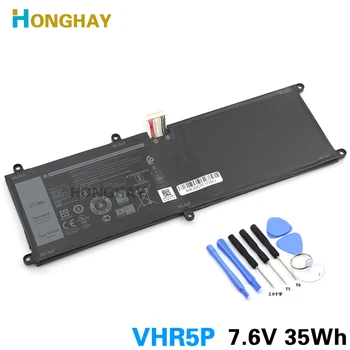 Honghay Jaunu VHR5P Klēpjdators akumulators Priekš DELL Latitude 11 5175 Planšetdatora akumulatoru XRHWG RHF3V 7.6 V 35WH