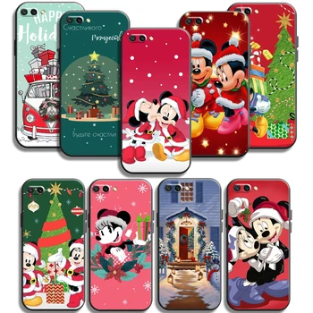 Ziemassvētku Mickey Telefonu Gadījumos Par Huawei Honor P30 P40 Pro P30 Pro Godu 8X V9 10es 10X Lite 9.A Coque Atpakaļ Vāku Soft TPU Carcasa