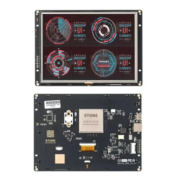 8 Collu LCD-TFT HMI Displeja Modulis Intelligent Series RS232/TTL Pretestības Touch Panelis Rūpniecības Iekārtu Kontrole
