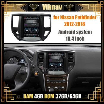Automašīnu Radio Nissan Pathfinder 2012 2013 2014 2015 2016 2017 2018 Android Stereo Uztvērēju GPS Navigācijas Multimediju Atskaņotājs