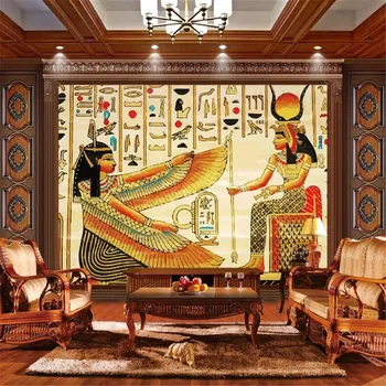 Milofi pielāgotas 3D foto sienas gleznojums, tapetes Kleopatra dzīvojamā istaba guļamistaba dekorēšana glezniecības fona sienas tapetes