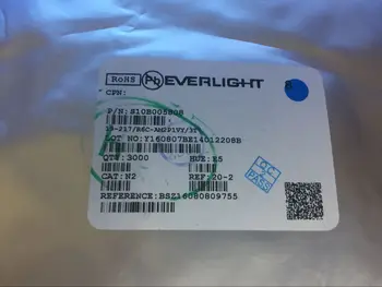 4000pcs/daudz Taivāna sākotnējā Everlight 0603 sērijas sarkana zaļa zila dzeltena balta oranža SMD LED bezmaksas piegāde