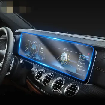Par Mercedes Benz E-Klase w213 2016-2021 Auto GPS navigācija filmu LCD ekrāns Rūdīta stikla ar aizsargplēvi Anti-scratch Pielāgot