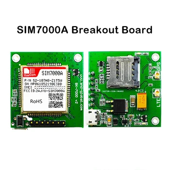 SIMCOM SIM7000A starplaikos padome B2/B4/B12/B13 NB-IoT Modulis LTE CAT-M1(eMTC) GNSS (GPS, GLONASS ) konkurences ar SIM900 SIM800