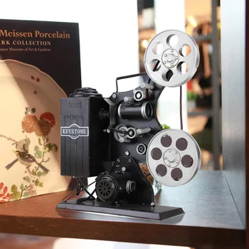 Vintage dzelzs filmu projektora modeli, kāzu foto aksesuārus, radošas dekorācijas mājās apdare dāvanas