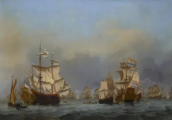 LABAS kvalitātes holandiešu Nīderlande nodošanai, Royal Prince laikā Četru Dienu Cīņā, drukāt krāsošana-bezmaksas kuģniecības izmaksas