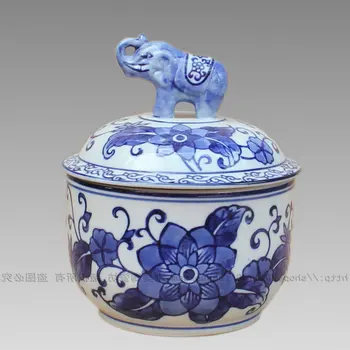keramikas Jingdezhen jar uzglabāšanas tvertnes porcelāna mājas apdare