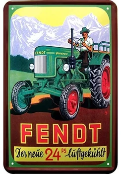 Alvas Zīme Traktoru Fendt Reklāmas Retro Metāla Loksnes Metāla Zīme